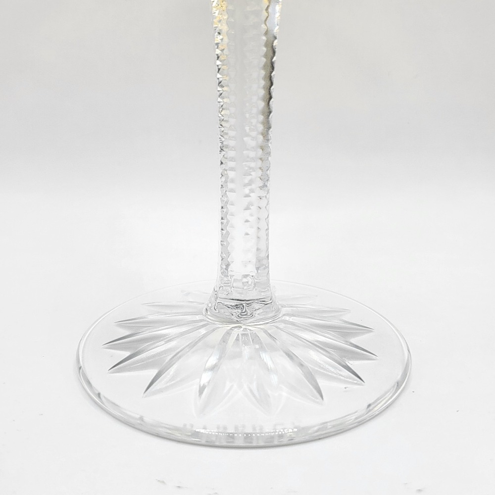 Fabergé Na Zdorovye Yellow Cut to Clear Crystal Cordial Glass Acid Etched - Picture 7 of 10